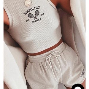 White Fox Boutique lounge short set